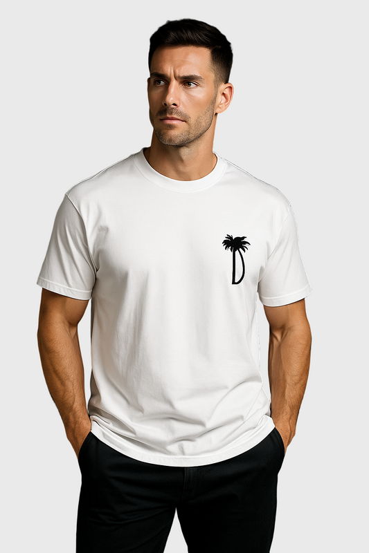 Vexion "Palm" White Tee